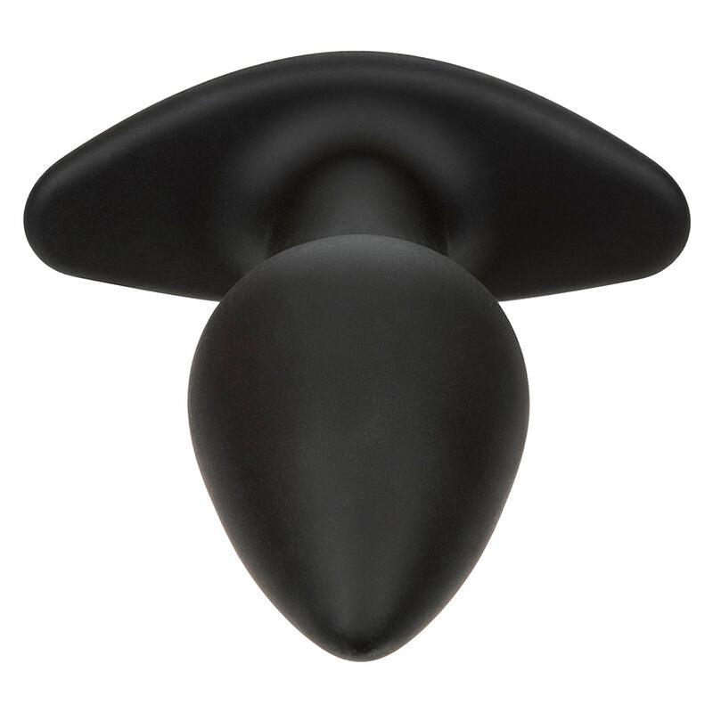 CALEXOTICS - ROCK BOTTOM PERFECT PLUG ANAL 10 VIBRACIONES SILICONA NEGRO - Optelum