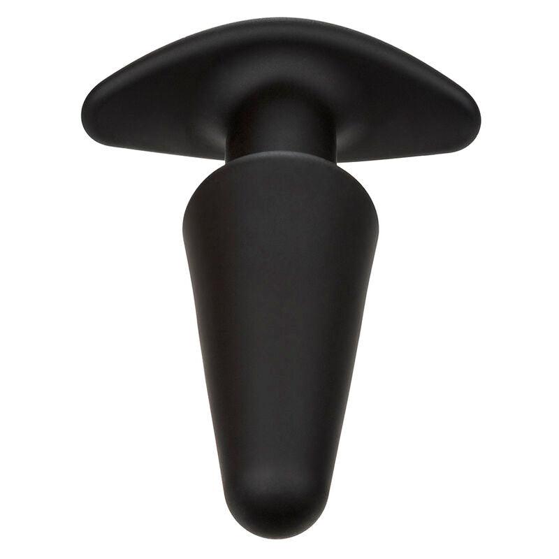 CALEXOTICS - ROCK BOTTOM PLUG ANAL CÓNICO 10 VIBRACIONES SILICONA NEGRO - Optelum