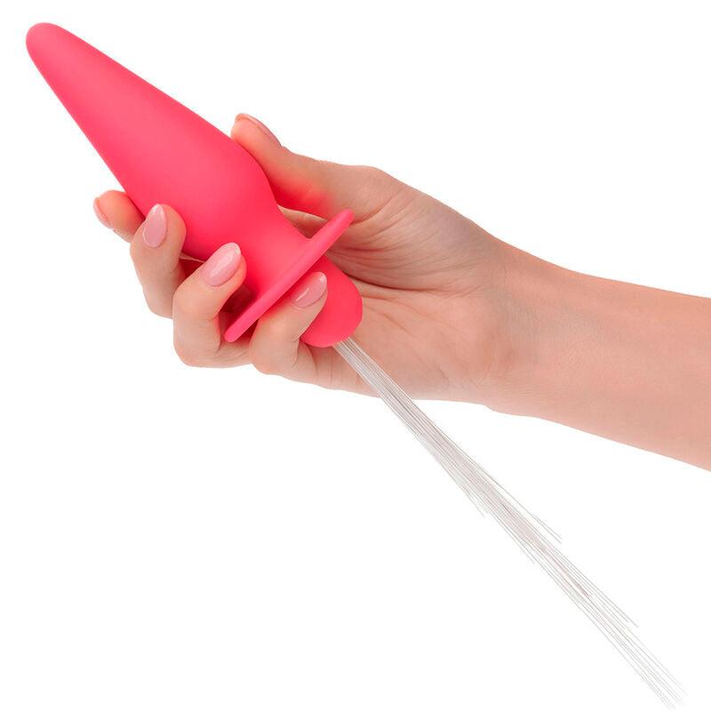 CALEXOTICS - SOUTHERN LIGHTS LIGHT UP PLUG ANAL CON LUCES 10 VIBRACIONES SILICONA ROSA - Optelum