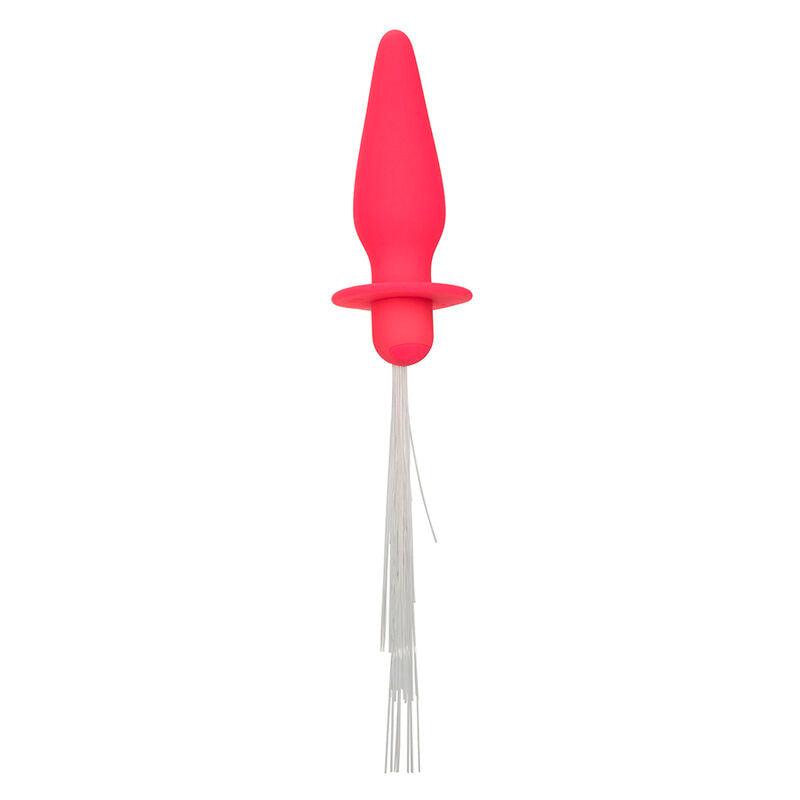 CALEXOTICS - SOUTHERN LIGHTS LIGHT UP PLUG ANAL CON LUCES 10 VIBRACIONES SILICONA ROSA - Optelum