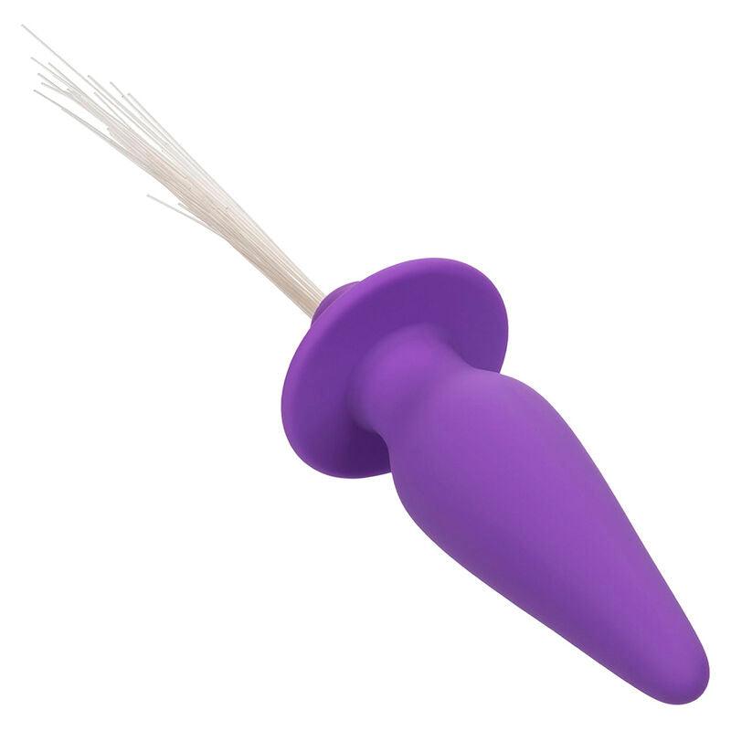 CALEXOTICS - SOUTHERN LIGHTS LIGHT UP PLUG ANAL CON LUCES 10 VIBRACIONES SILICONA VIOLETA - Optelum