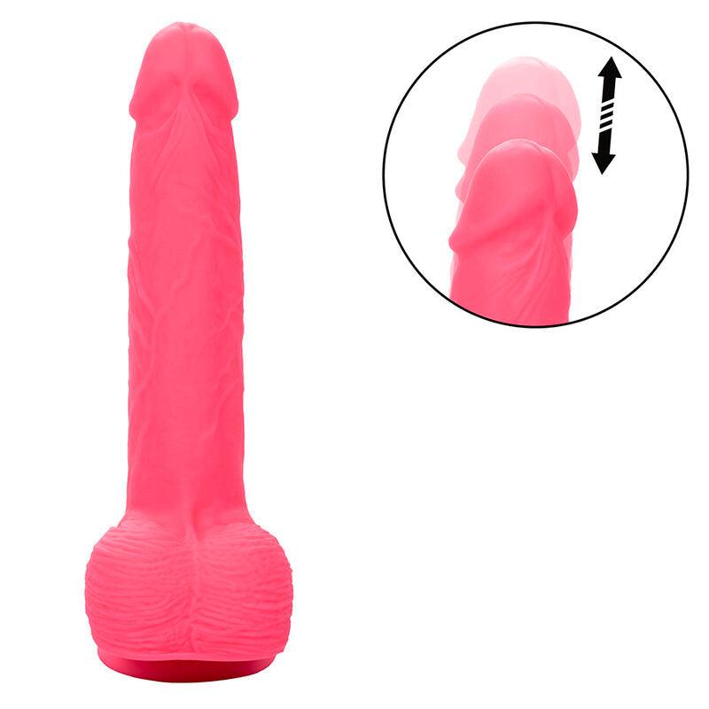 CALEXOTICS - STUDS VIBRADOR REALÍSTICO 10 VIBRACIONES Y ROSA - Optelum