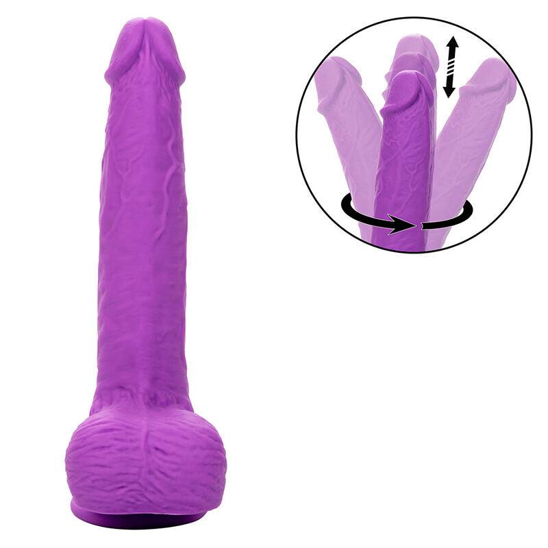 CALEXOTICS - STUDS VIBRADOR RECARGABLE Y GIRATORIO 10 VIBRACIONES VIOLETA - Optelum