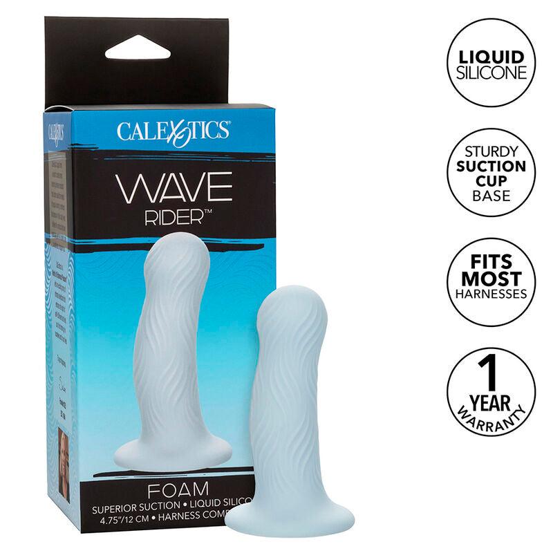 CALEXOTICS - WAVE RIDER PLUG ANAL ESPUMA AZUL - Optelum
