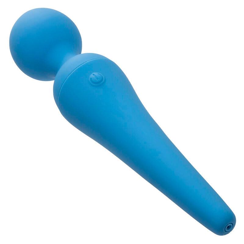 CALEXOTICS - COUTURE KIT VIBRADOR WAND 10 VIBRACIONES AZUL - Optelum