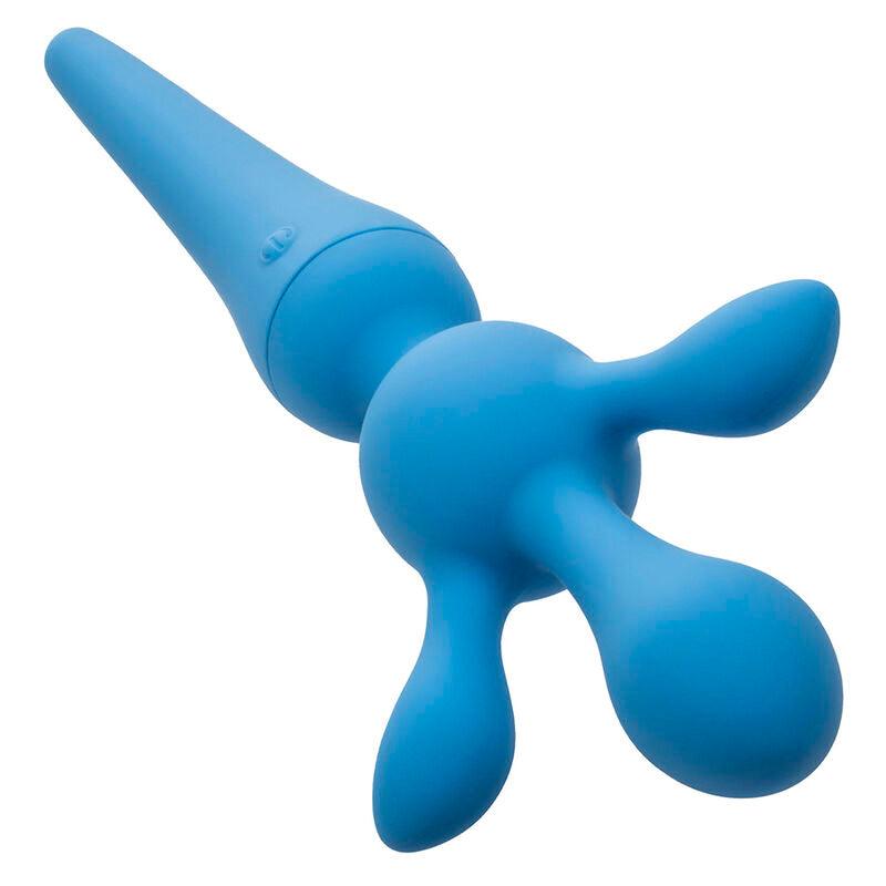 CALEXOTICS - COUTURE KIT VIBRADOR WAND 10 VIBRACIONES AZUL - Optelum