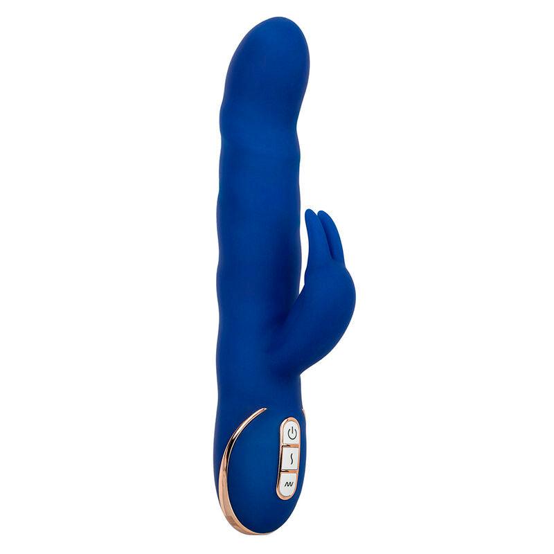 CALEXOTICS - JACK VIBRADOR RABBIT MOVIMIENTO DE ONDAS AZUL - Optelum