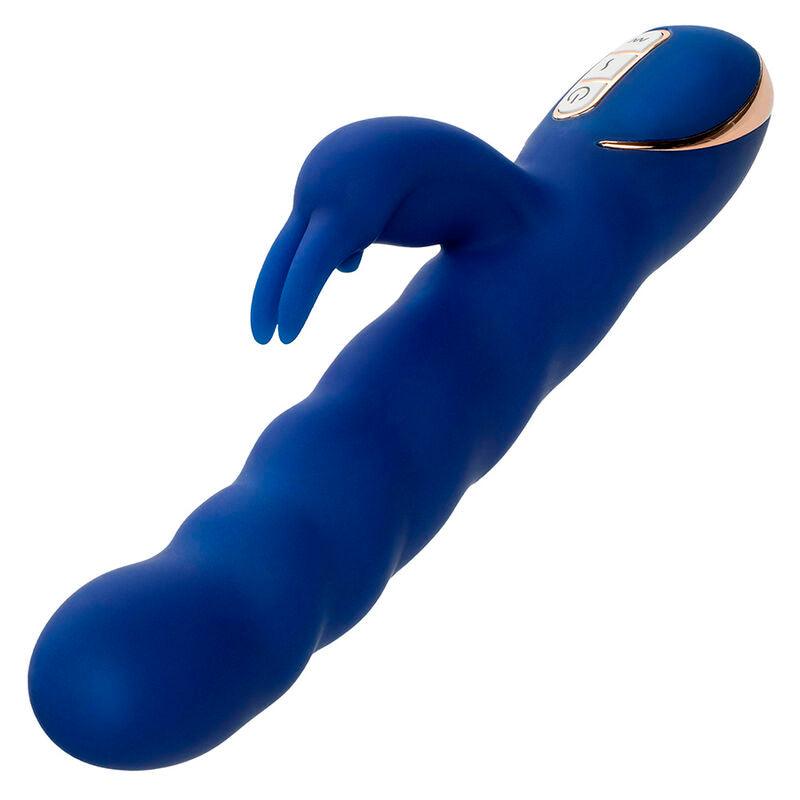 CALEXOTICS - JACK VIBRADOR RABBIT MOVIMIENTO DE ONDAS AZUL - Optelum