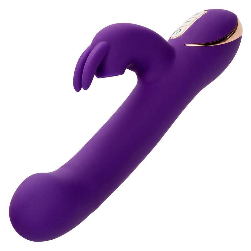 CALEXOTICS - JACK VIBRADOR RABBIT Y ESTIMULADOR 7 NIVELES DE VIBRACIÓN Y SUCCIÓN AZUL - Optelum