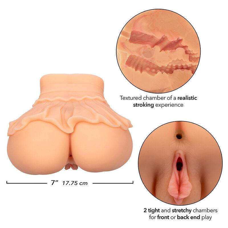 CALEXOTICS - THE PEEP SHOW GIRL DOBLE MASTURBADOR REALÍSTICO NATURAL - Optelum