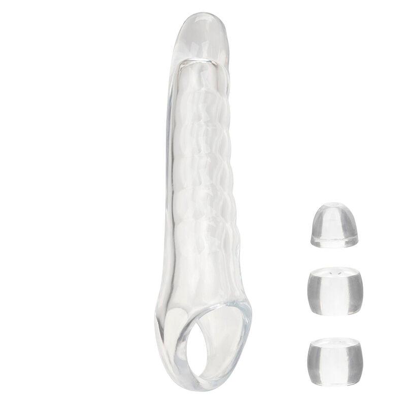 CALEXOTICS - MAXX EXTENSOR DE PENE AJUSTABLE TRANSPARENTE - Optelum
