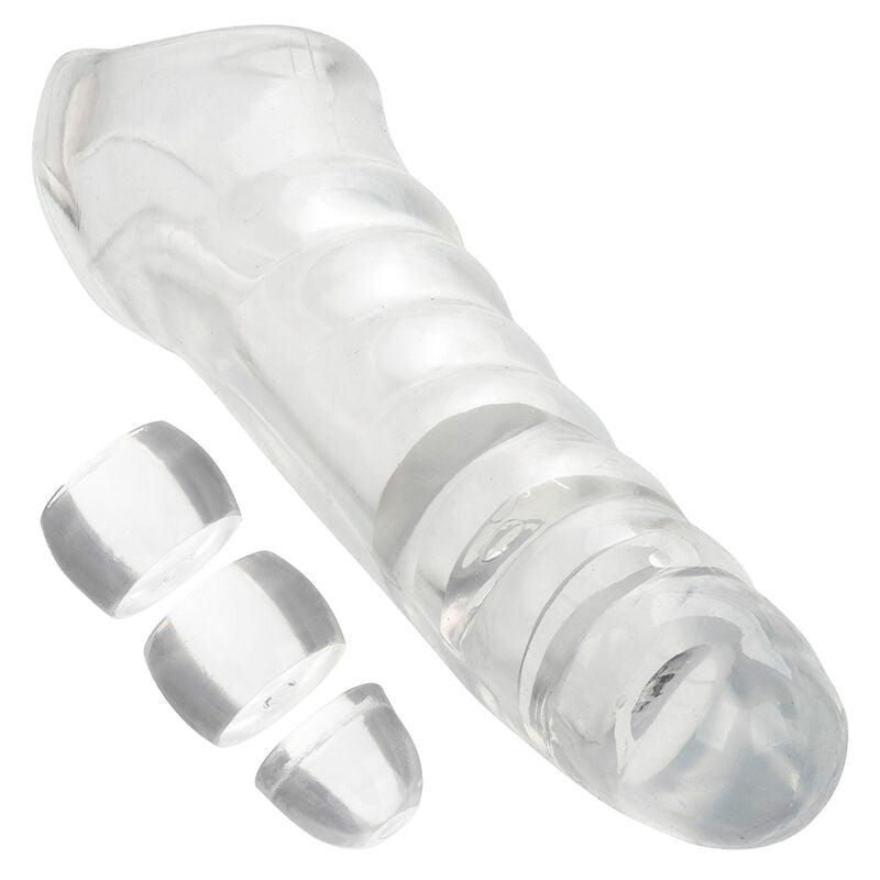 CALEXOTICS - MAXX EXTENSOR DE PENE AJUSTABLE TRANSPARENTE - Optelum