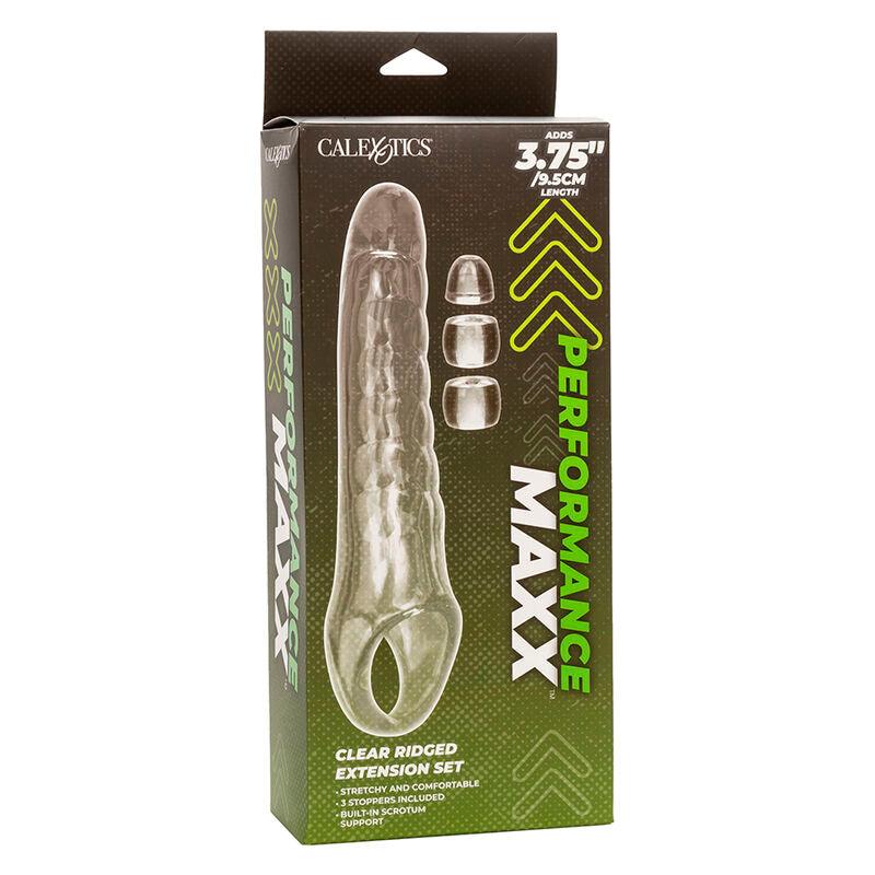 CALEXOTICS - MAXX EXTENSOR DE PENE AJUSTABLE TRANSPARENTE - Optelum