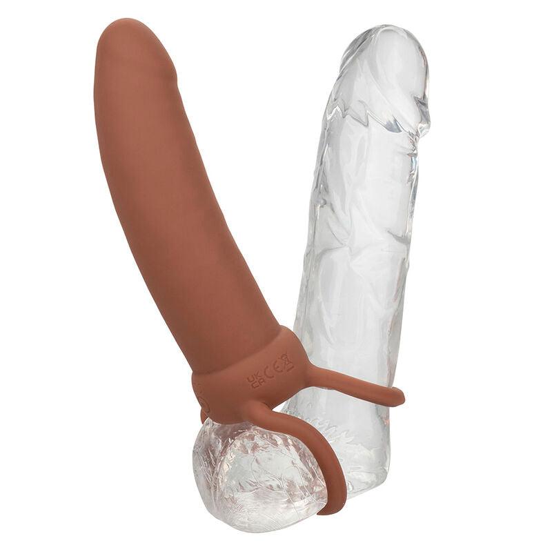 CALEXOTICS - MAXX DOBLE PENETRADOR GRUESO 10 VIBRACIONES MULATO - Optelum