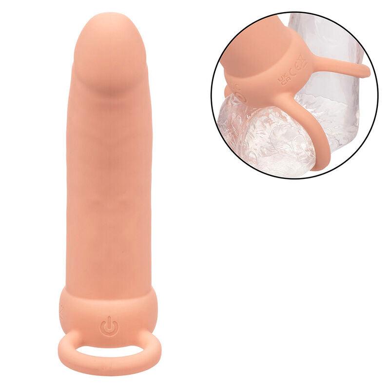 CALEXOTICS - MAXX DOBLE PENETRADOR GRUESO 10 VIBRACIONES NATURAL - Optelum