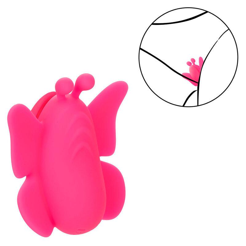 CALEXOTICS - NEON VIBES THE FLUTTER VIBE ESTIMULADOR 10 VIBRACIONES ROSA - Optelum