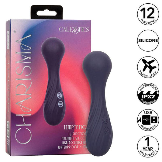 CALEXOTICS - CHARISMA TEMPTATION MASAJEADOR 12 FUNCIONES MORADO - Optelum