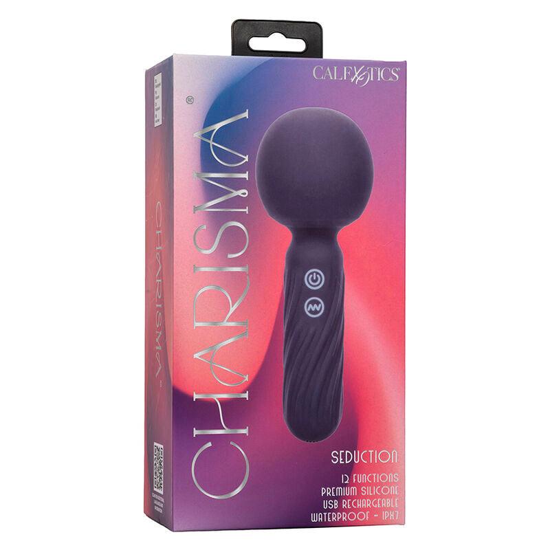 CALEXOTICS - CHARISMA SEDUCTION MASAJEADOR 12 FUNCIONES 17,75 CM X 6,25 CM MORADO - Optelum