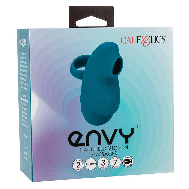 CALEXOTICS - ENVY MASAJEADOR DE BOLA RODANTE 7 VIBRACIONES AZUL - Optelum