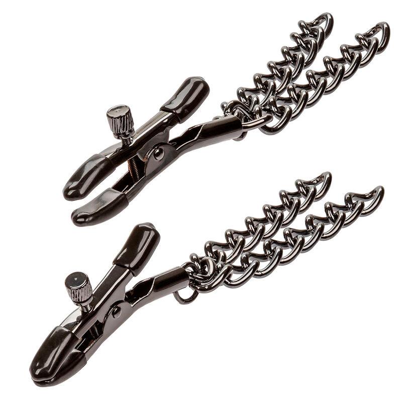 CALEXOTICS - EUPHORIA PINZAS PEZONES CON CADENA 14,5 CM - Optelum