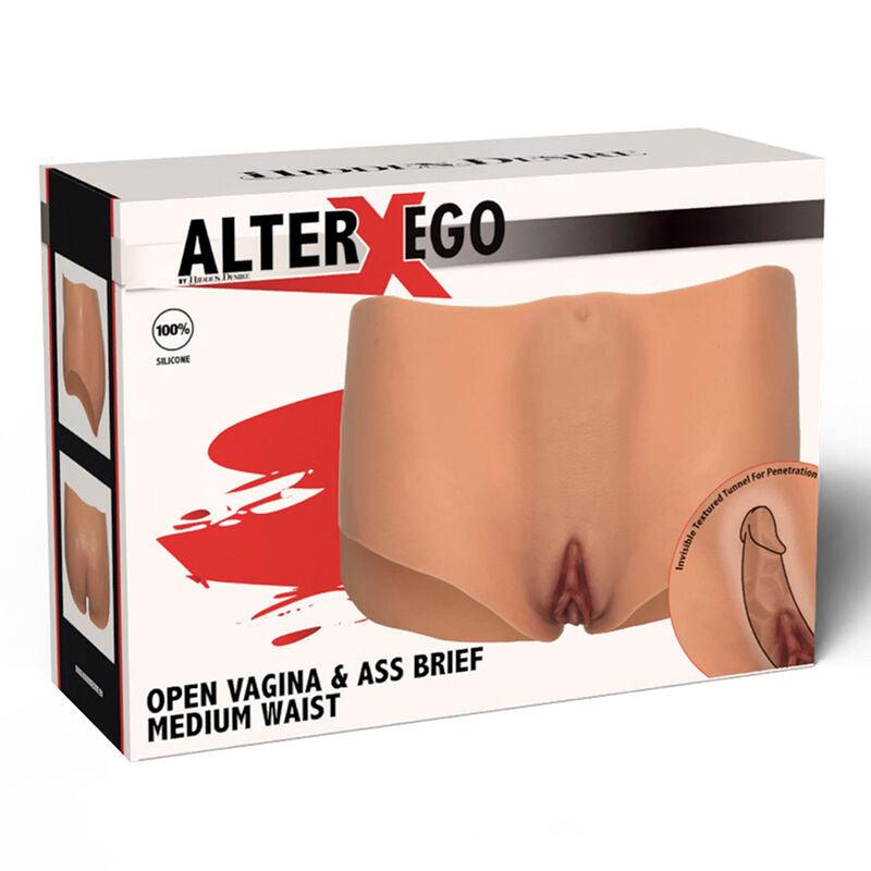 HIDDEN DESIRE - ALTER EGO BRAGA VAGINA Y ANO ABIERTA CINTURA MEDIA NATURAL - Optelum