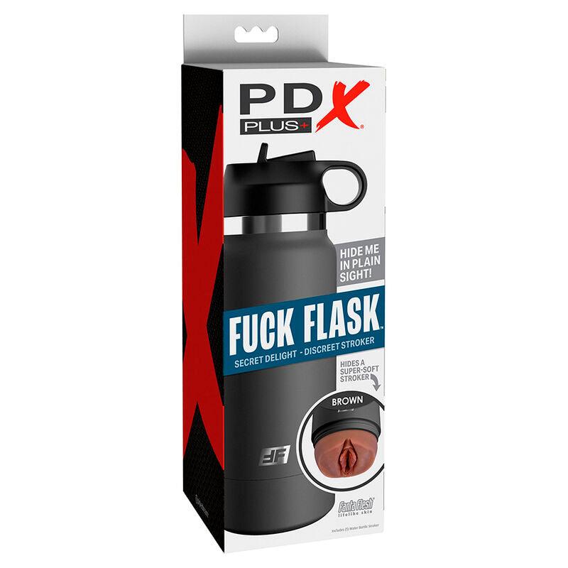 PDX PLUS - FUCK FLASK ESTIMULADOR VAGINA DISCRETO MULATO MODELO 2 - Optelum