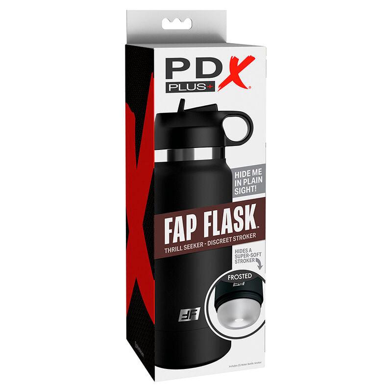 PDX PLUS - FAP FLASK ESTIMULADOR DE BOTELLA DISCRETO TRANSPARENTE MODELO 1 - Optelum