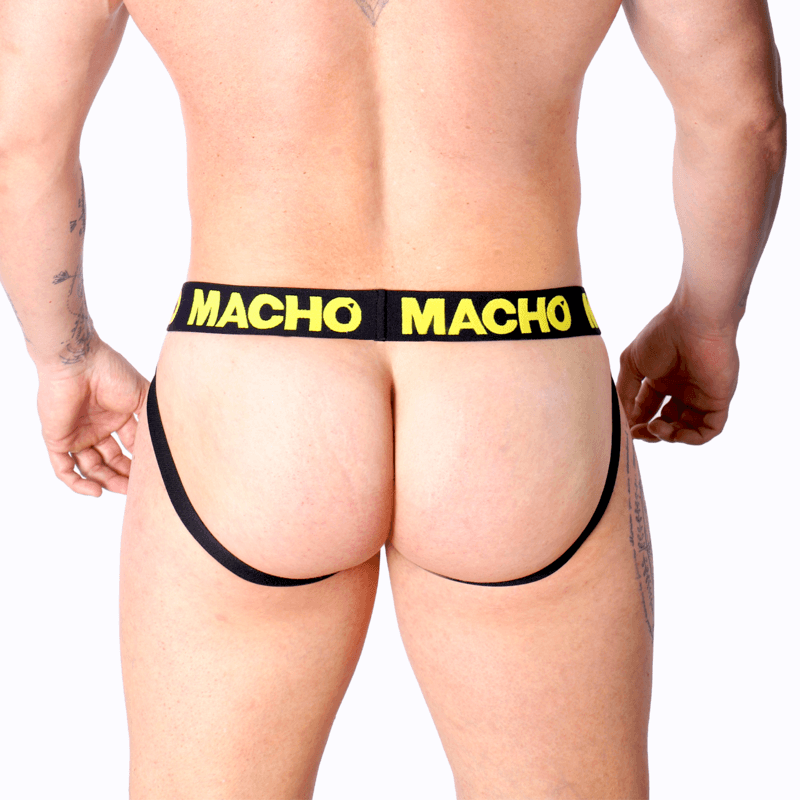 MACHO - MX25A JOCK LYCRA AMARILLO S - Optelum