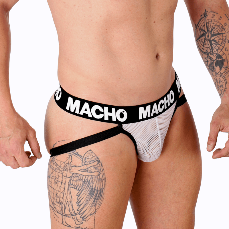 MACHO - MX26X1 JOCK REJILLA BLANCO S - Optelum