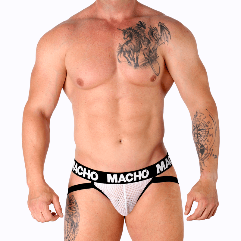 MACHO - MX26X1 JOCK REJILLA BLANCO S - Optelum