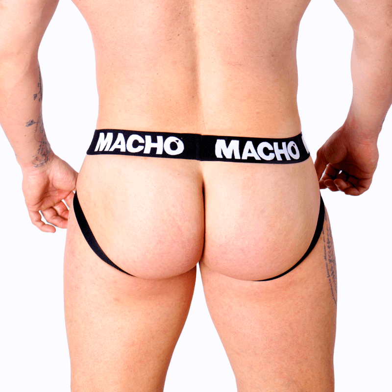 MACHO - MX27GR JOCK CUERO GRIS BEIGE M - Optelum