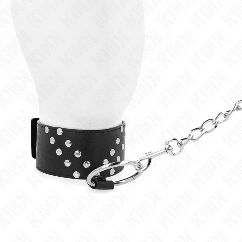 KINK - COLLAR CON CORREA 65 CM CON REMACHE EN V AJUSTABLE 36-43 CM X 5 CM - Optelum