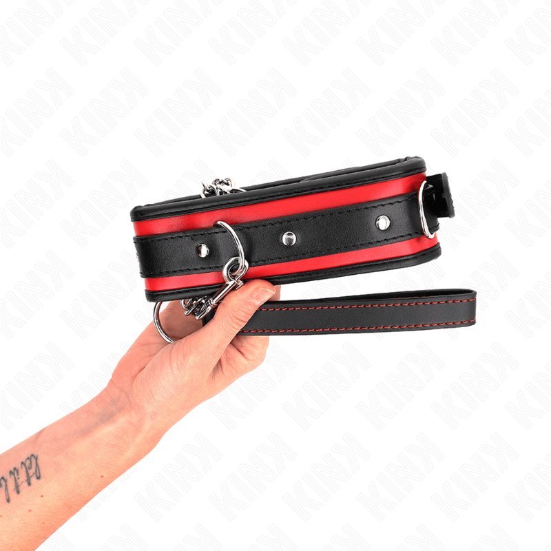 KINK - COLLAR CON CORREA 65 CM PESADO MODELO 2 AJUSTABLE 36.5-50 CM - Optelum