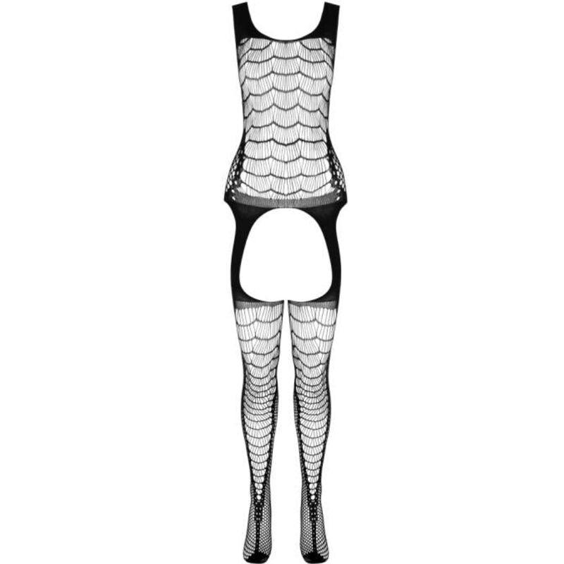 PASSION - BS 104 BODYSTOCKING NEGRO TALLA ÚNICA - Optelum