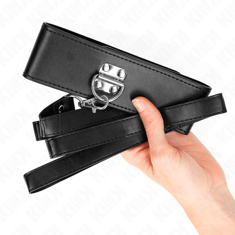 KINK - COLLAR CON CORREA 116 CM MODELO 2 AJUSTABLE 36-43 CM X 5 CM - Optelum
