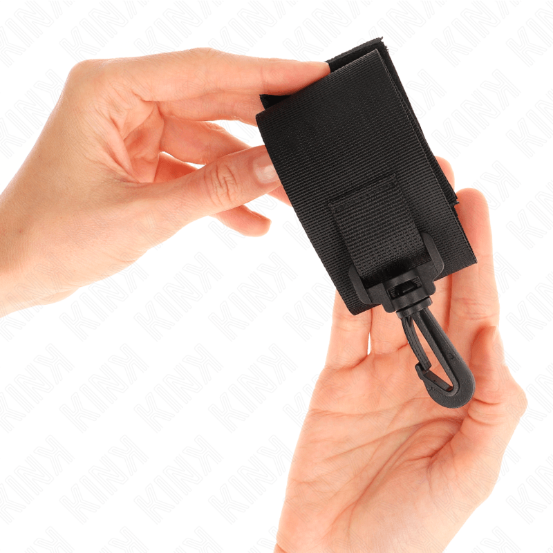 KINK - MUÑEQUERAS NYLON NEGRO - Optelum