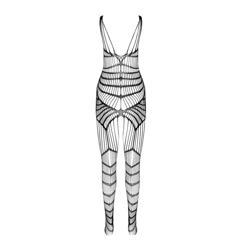 PASSION - BS 102 BODYSTOCKING NEGRO TALLA ÚNICA - Optelum