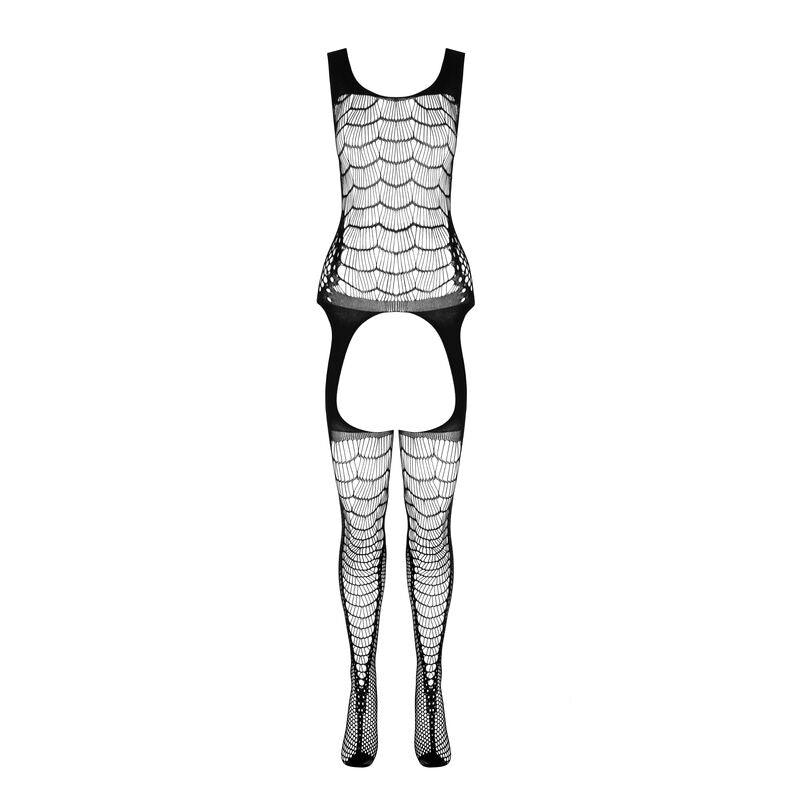 PASSION - BS 104 BODYSTOCKING BLANCO TALLA ÚNICA - Optelum