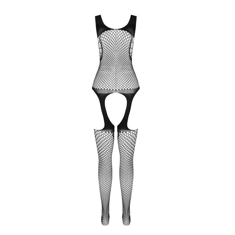 PASSION - BS 104 BODYSTOCKING BLANCO TALLA ÚNICA - Optelum