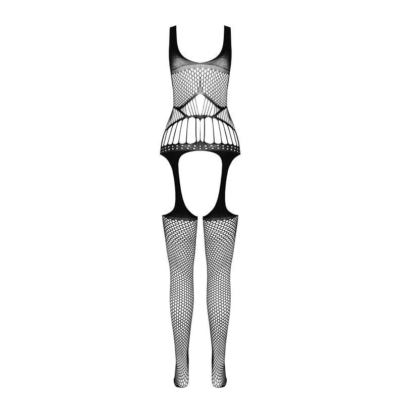 PASSION - BS 106 BODYSTOCKING NEGRO TALLA ÚNICA - Optelum