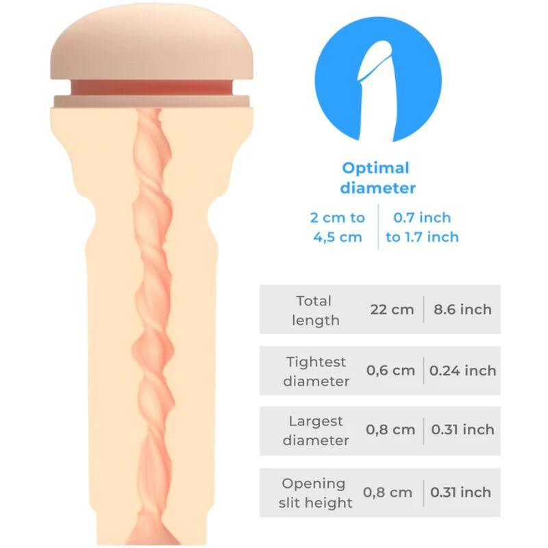 KIIROO - FEEL STROKER MASTURBADOR TRASERO EXTRA APRETADO NATURAL - Optelum