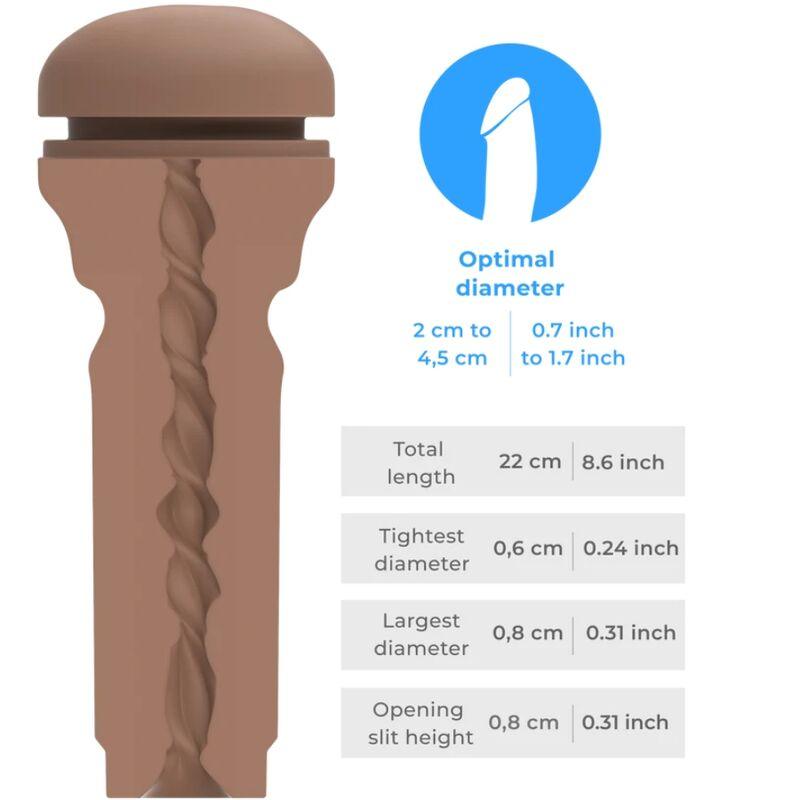 KIIROO - FEEL STROKER MASTURBADOR TRASERO EXTRA APRETADO MULATO - Optelum