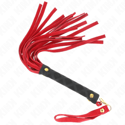 KINK - LÁTIGO MINI PIEL DE ANTE ROJO 30 CM - Optelum