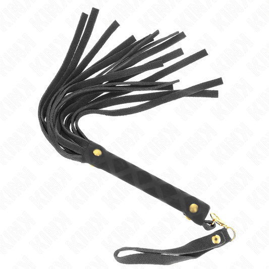 KINK - LÁTIGO MINI PIEL DE ANTE NEGRO 30 CM - Optelum