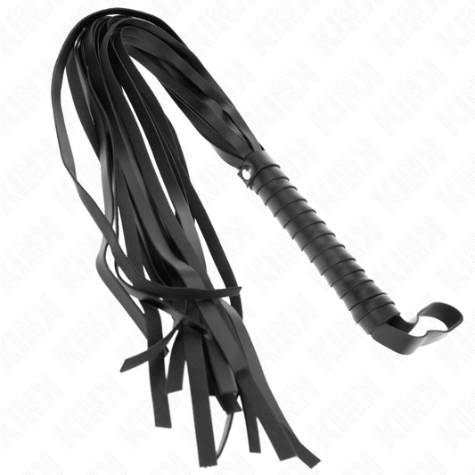 KINK - LÁTIGO DE COLA LARGA Y MANGO CORTO NEGRO 70 CM - Optelum