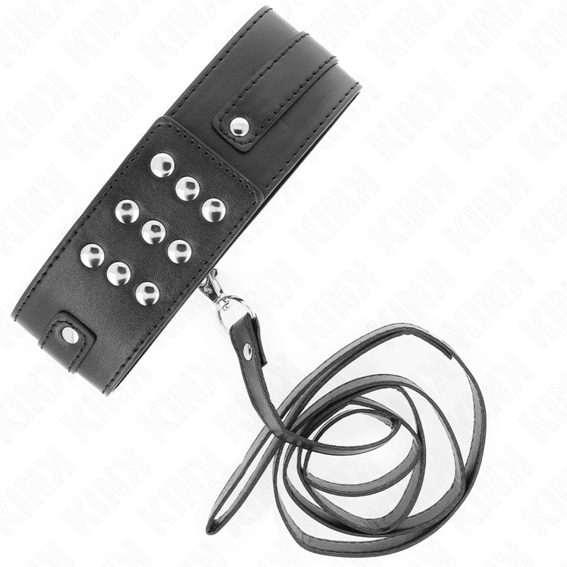 KINK - COLLAR CON CORREA 116 CM MODELO 1 AJUSTABLE 36-43 CM X 5 CM - Optelum