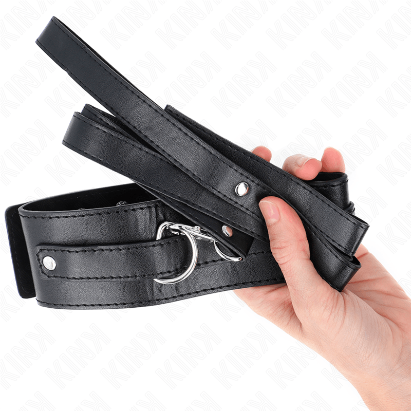 KINK - COLLAR CON CORREA 116 CM MODELO 1 AJUSTABLE 36-43 CM X 5 CM - Optelum