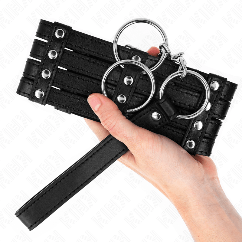 KINK - COLLAR CON CORREA 65 CM ESTILO SUB AJUSTABLE 35-51 CM X 7 CM - Optelum