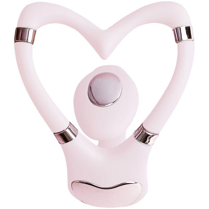 ADRIEN LASTIC - VENUS DOBLE ESTIMULADOR CLÍTORIS & PUNTO-G APP GRATUITA ROSA - Optelum