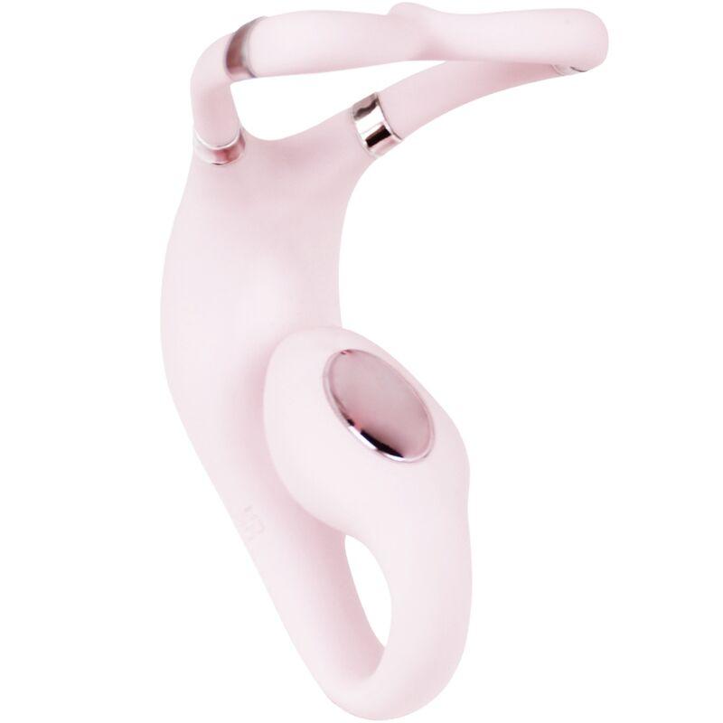 ADRIEN LASTIC - VENUS DOBLE ESTIMULADOR CLÍTORIS & PUNTO-G APP GRATUITA ROSA - Optelum